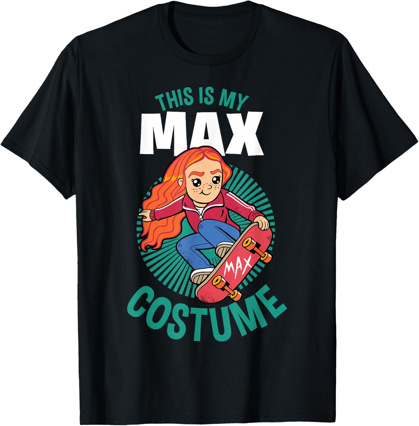 Stranger Things Halloween This Is My Max Costume T-Shirt - T-Shirt | Black