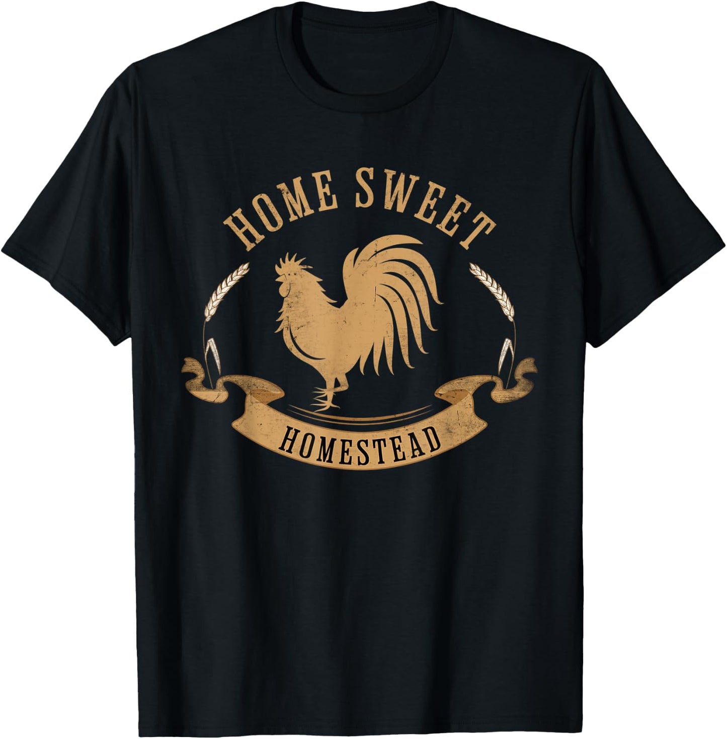 Homesteader farmer shirt, HOME SWEET HOMESTEAD T-Shirt - T-Shirt | Black