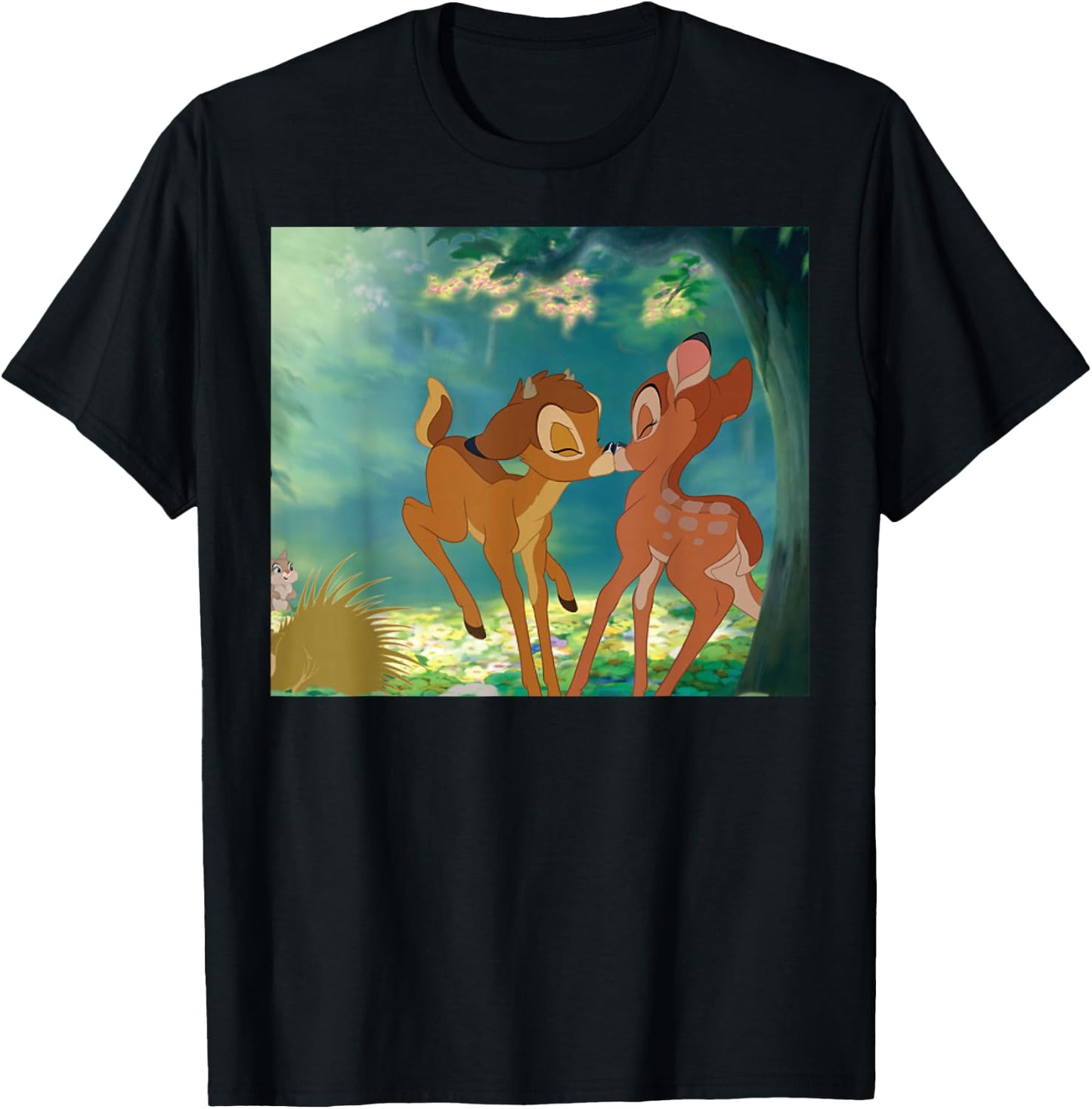 Disney - Bambi Kiss Watch T-Shirt - T-Shirt | Black