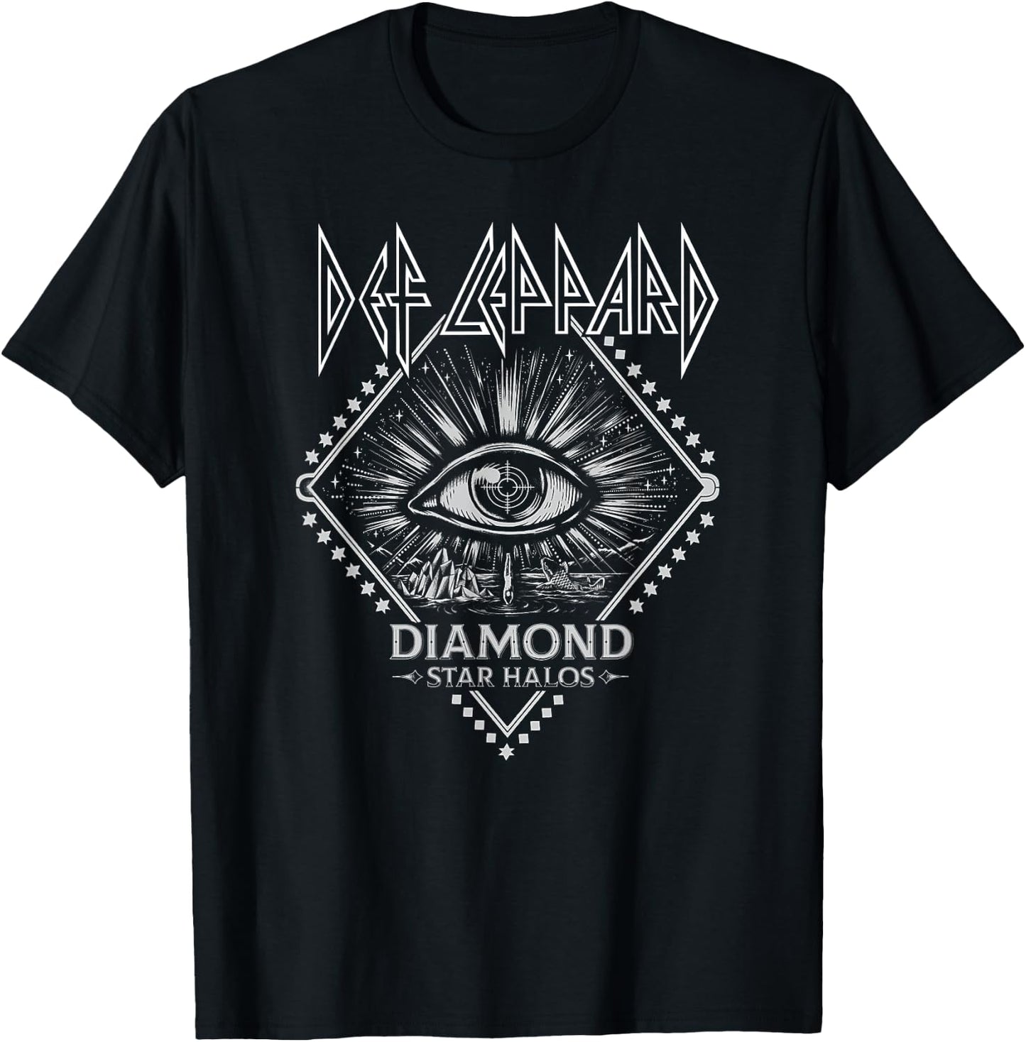 Def Leppard Black Diamond - Men's Small T-Shirt - T-Shirt | Black