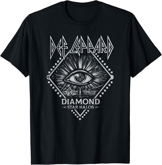 Def Leppard Black Diamond - Men's Small T-Shirt - T-Shirt | Black