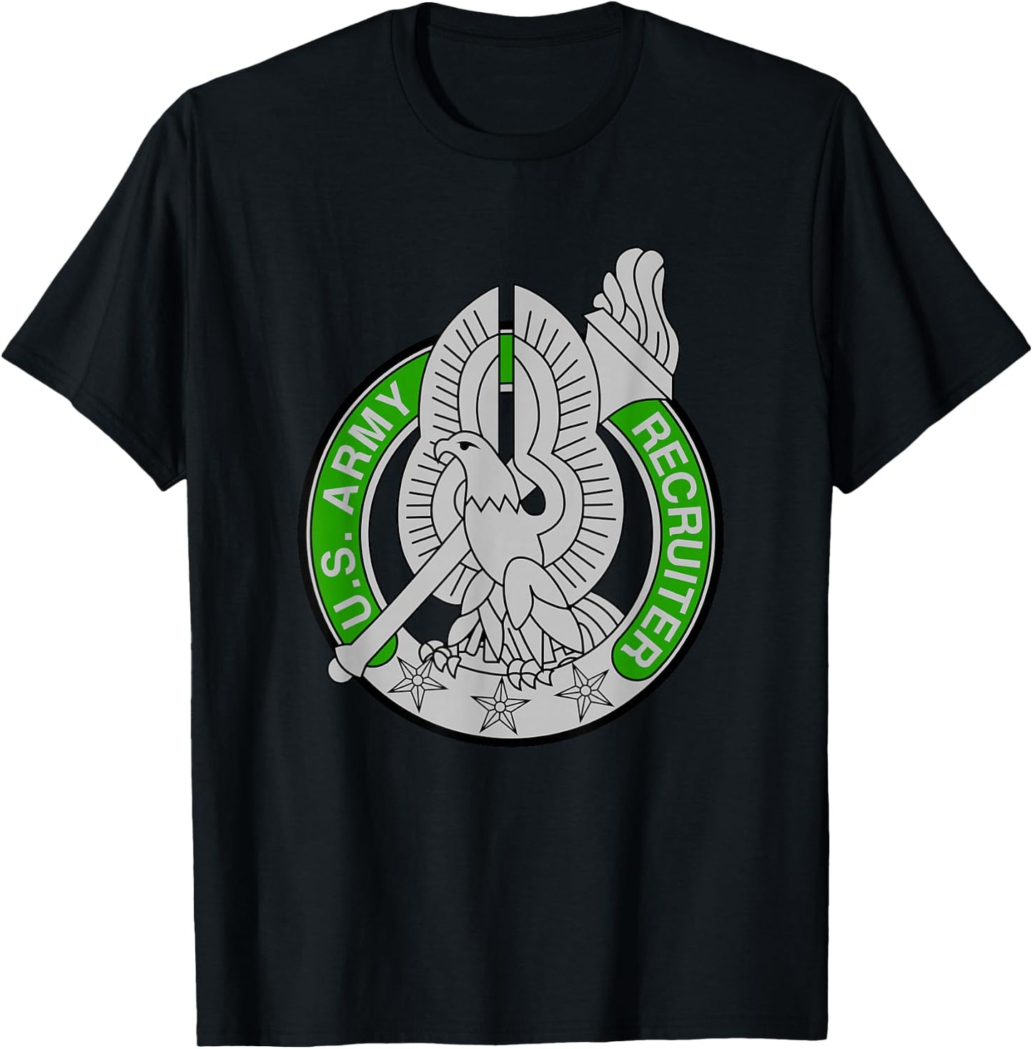 Basic Recruiter Identification Badge - US Army for 79R MOS T-Shirt - T-Shirt | Black