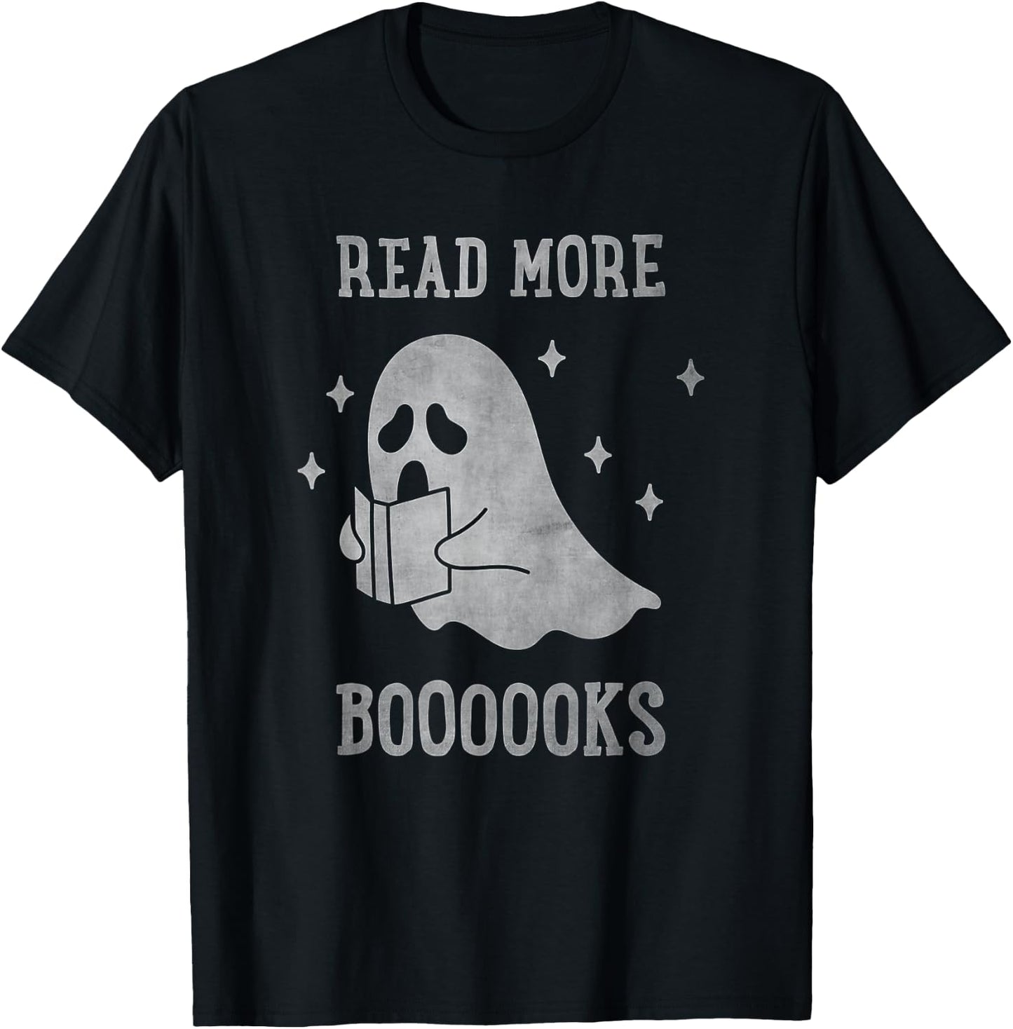Read more boooooks Cute Ghost Read more boooooks Halloween T-Shirt - T-Shirt | Black
