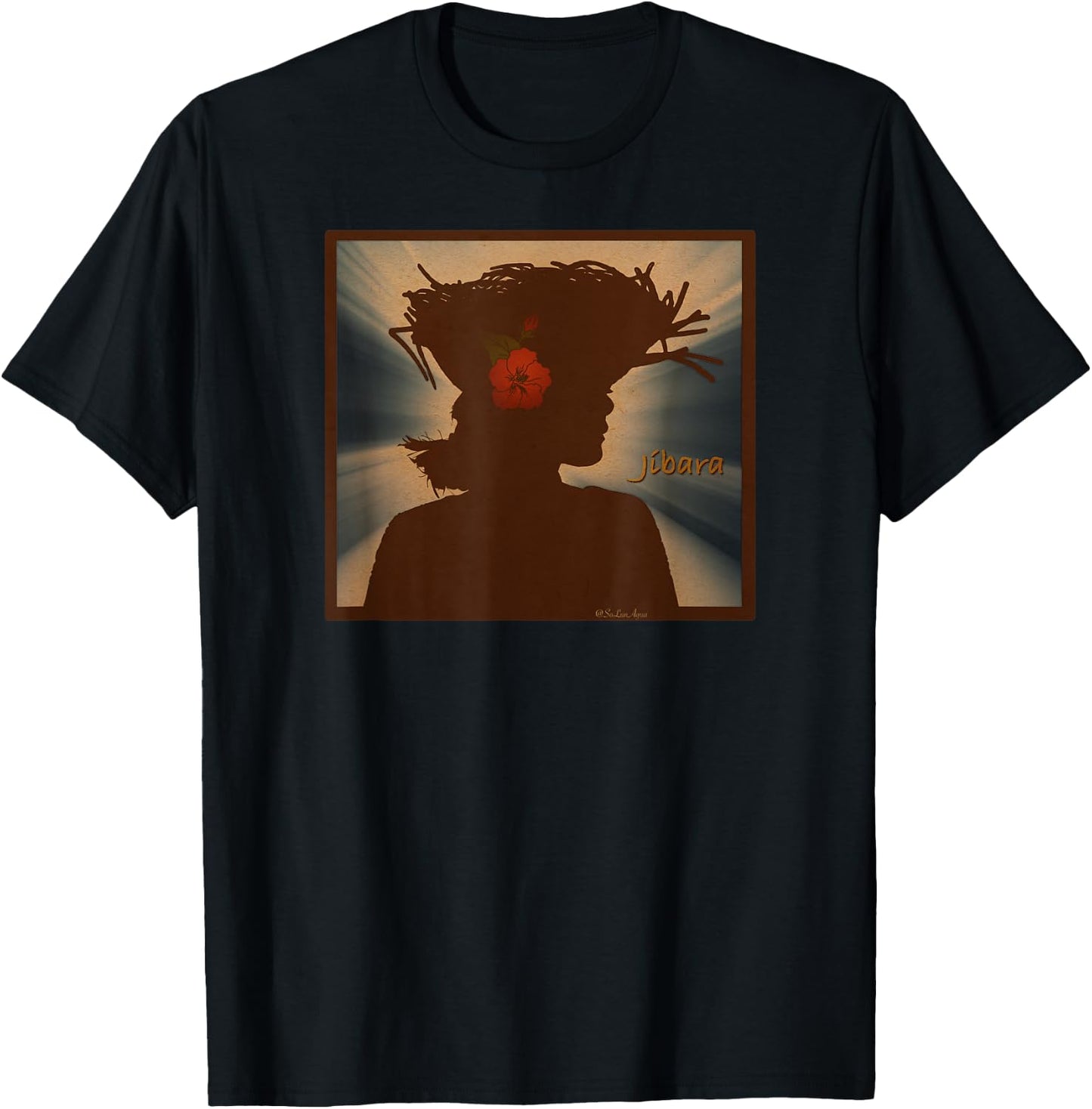 Jibara Puerto Rico Boricua Proud T-Shirt - T-Shirt | Black