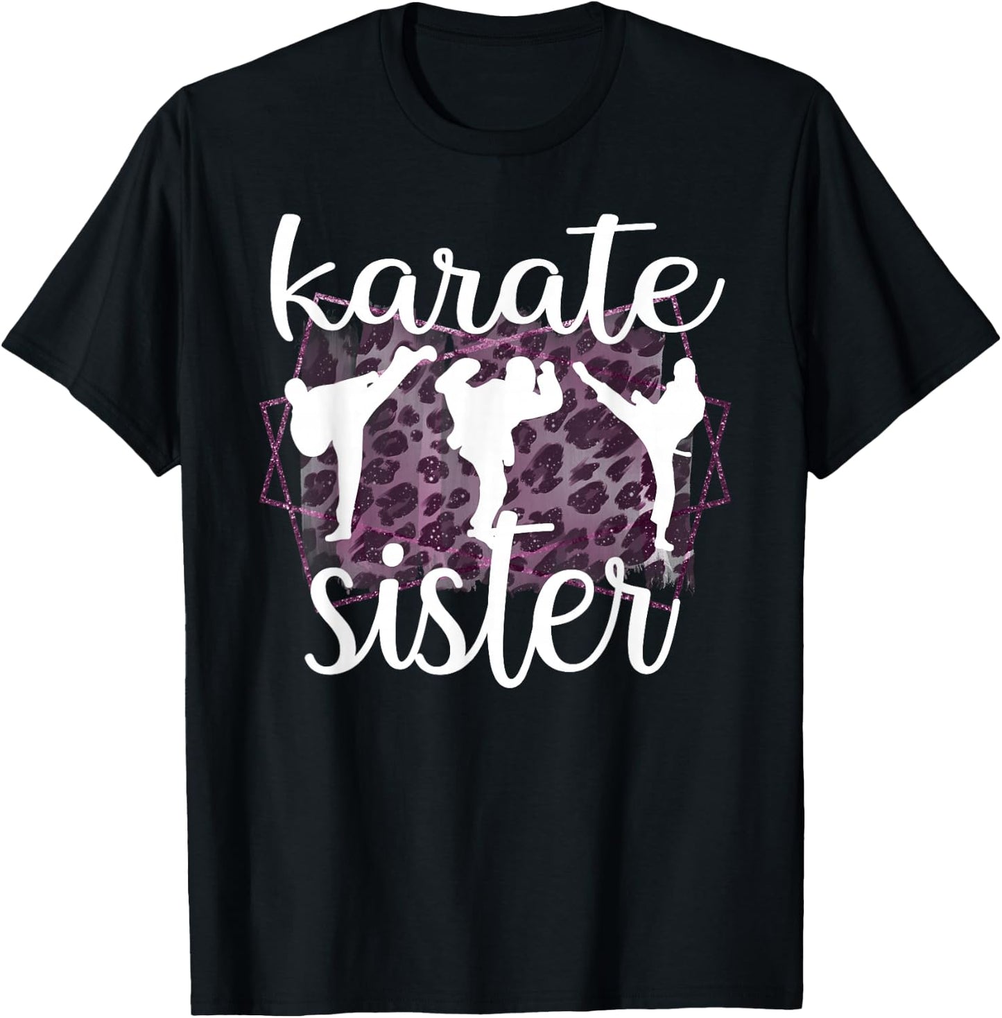 Best Karate Sister Proud Karate Sis T-Shirt - T-Shirt | Black