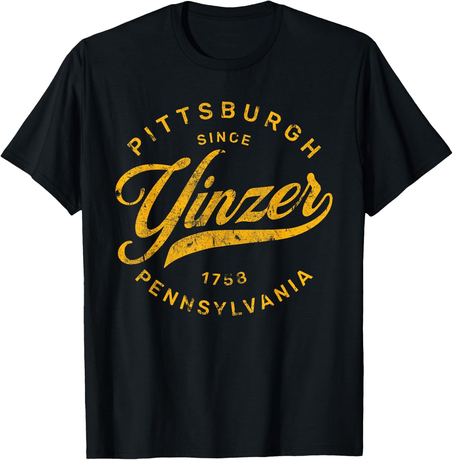 Pittsburgh Yinzer Pennsylvania Steel City Home Yinz Funny T-Shirt - T-Shirt | Black