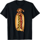 Dachshund Hot Dog Funny Graphic Shirts for Kids T-Shirt - T-Shirt | Black