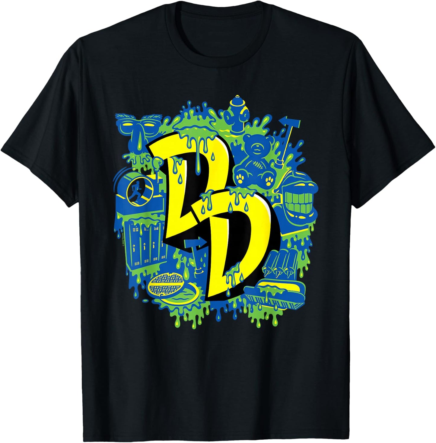 Double Dare DD Graffiti T-Shirt - T-Shirt | Black