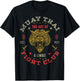 Muay Thai Fighter Vintage Twin Tiger Art of 8 Limbs T-Shirt - T-Shirt | Black