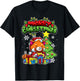 Merry Christmas Animals - Xmas Red Panda T-Shirt - T-Shirt | Black