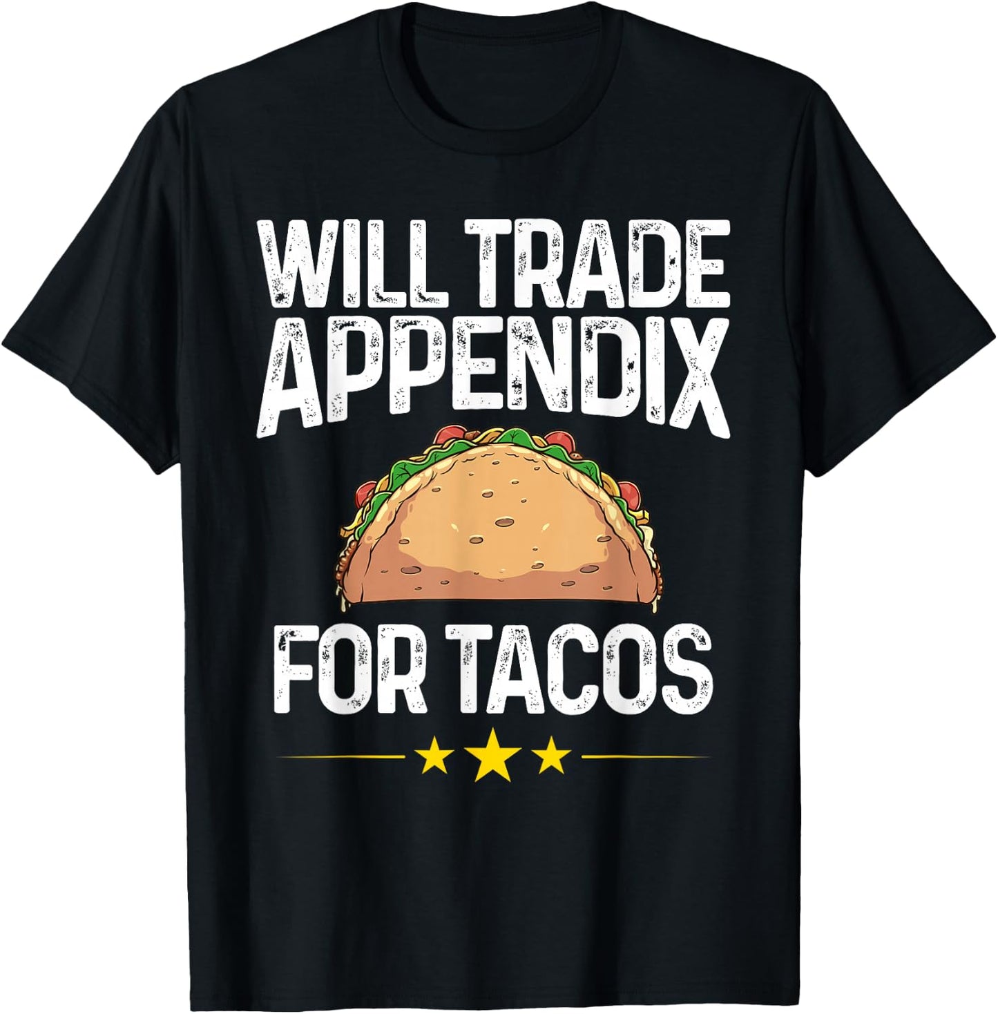 Funny Appendix Gift Men Women Cool Appendix Cancer Surgery T-Shirt - T-Shirt | Black