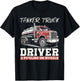 Tanker Truck Driving Truck Driver Proud Trucker T-Shirt - T-Shirt | Black