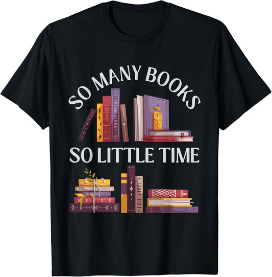 Love reading Just one more chapter I Love all the Books T-Shirt - T-Shirt | Black