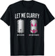 Hilarious Plumber Dad Joke Clarify Hot Water Heater Plumbing T-Shirt - T-Shirt | Black