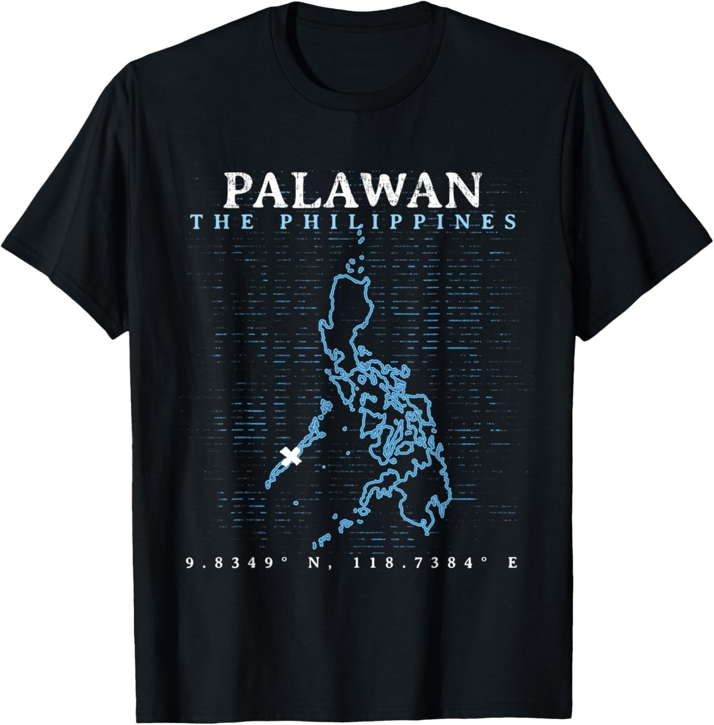 The Philippines Palawan T-Shirt - T-Shirt | Black