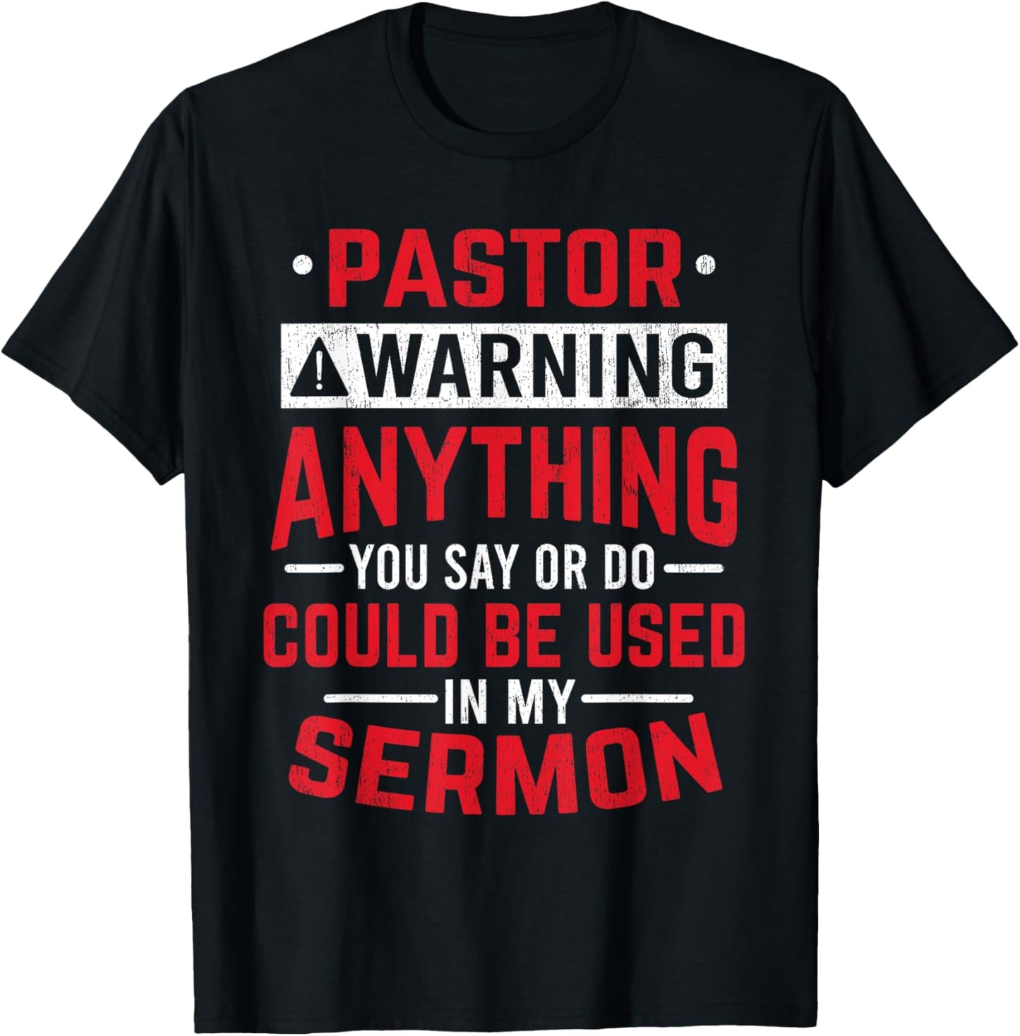 Pastor Could Be Used In Sermon Jesus Christian T-Shirt - T-Shirt | Black
