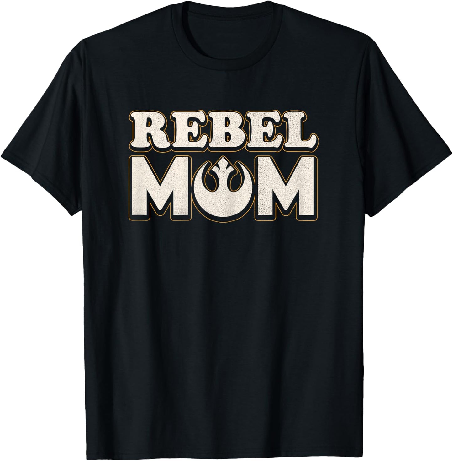 Star Wars Mother's Day Rebel Mom Vintage Logo T-Shirt - T-Shirt | Black