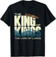 Jesus is the King of Kings Crucifixion Cross Crown Gospel T-Shirt - T-Shirt | Black
