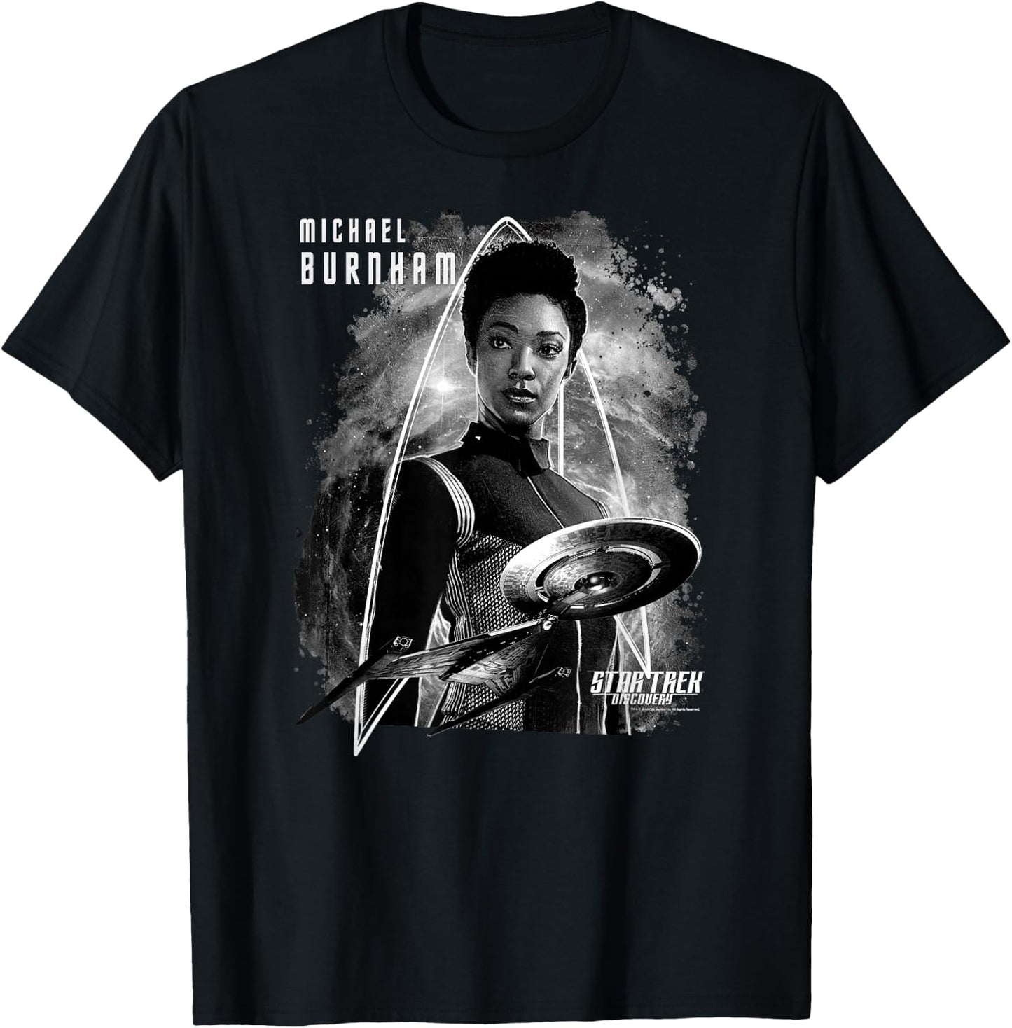 Star Trek Discovery Michael Burnham Delta T-Shirt - T-Shirt | Black