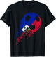 Haiti Soccer Haitian Flag Pride Soccer Player T-Shirt - T-Shirt | Black