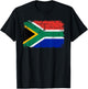 South Africa Flag T-Shirt - T-Shirt | Black