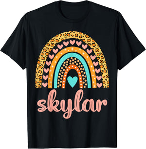 Skylar Skylar Name Birthday Shirt Gift T-Shirt - T-Shirt | Black