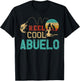 Reel Cool Abuelo vintage funny fishing rod gifts for Abuelo T-Shirt - T-Shirt | Black