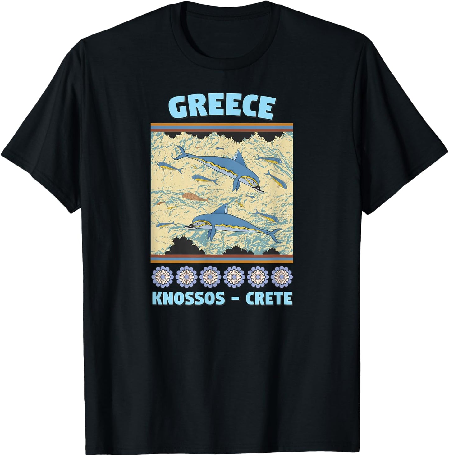 Greece - Knossos - Crete T-Shirt - T-Shirt | Black