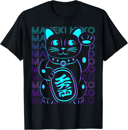 Maneki Neko Cat Japanese Lucky Cat Retro