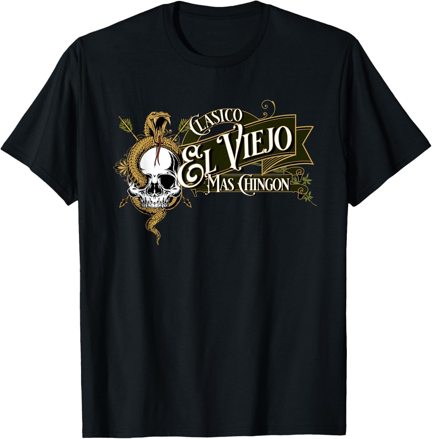 El Viejo Clasico Mas Chinon T-Shirt - T-Shirt | Black