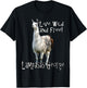 Lampasas George the Llama Live wild and free T-Shirt - T-Shirt | Black