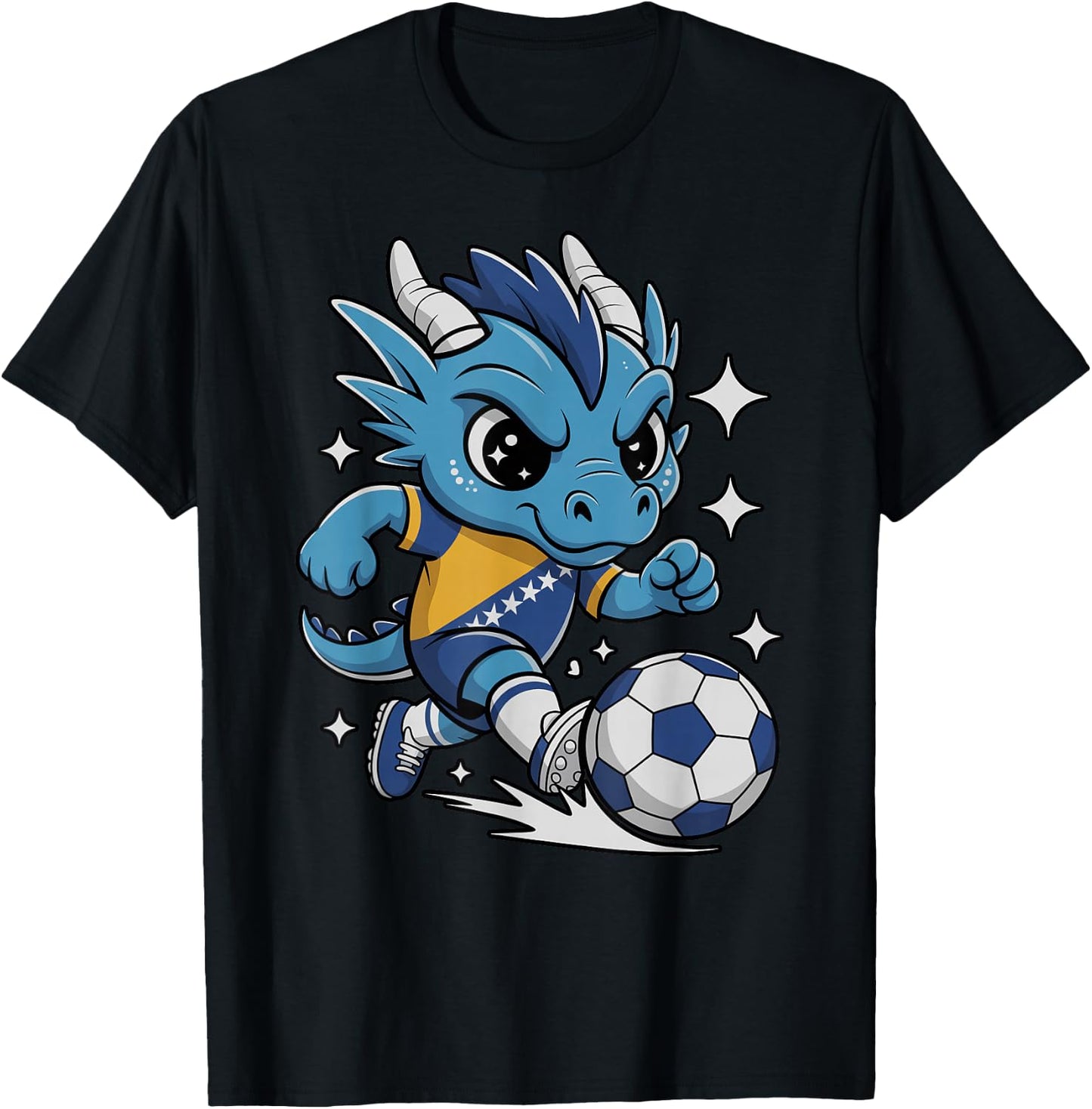 Classic Bosnia Herzegovina Hajmo Bosno Country Vacay Cheer T-Shirt - T-Shirt | Black