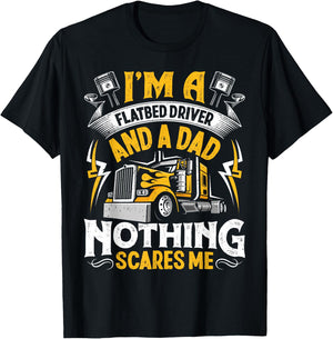 Flatbed Truck T-Shirt - T-Shirt | Black