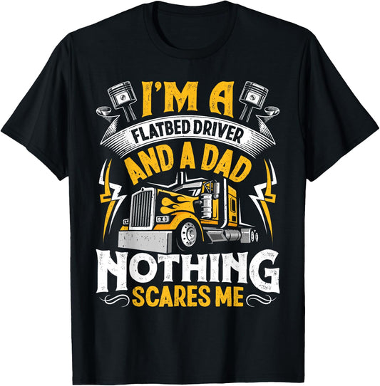 Flatbed Truck T-Shirt - T-Shirt | Black