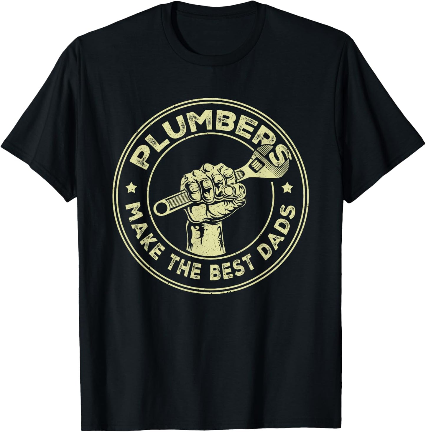 Plumbing Graphic Design Plumber Dad T-Shirt - T-Shirt | Black