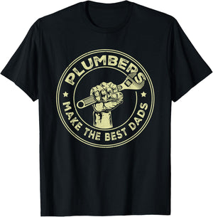 Plumbing Graphic Design Plumber Dad T-Shirt - T-Shirt | Black