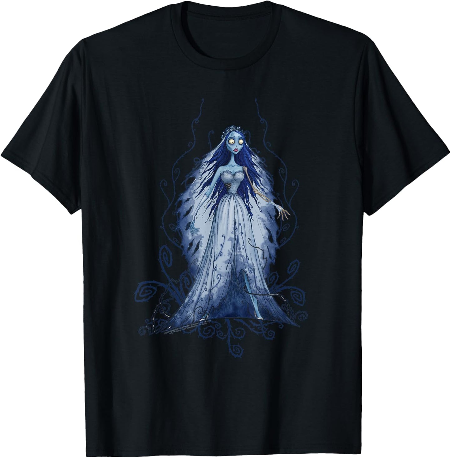 Corpse Bride Vines T-Shirt - T-Shirt | Black