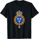 France Coat of Arms Crest French Emblem T-Shirt - T-Shirt | Black