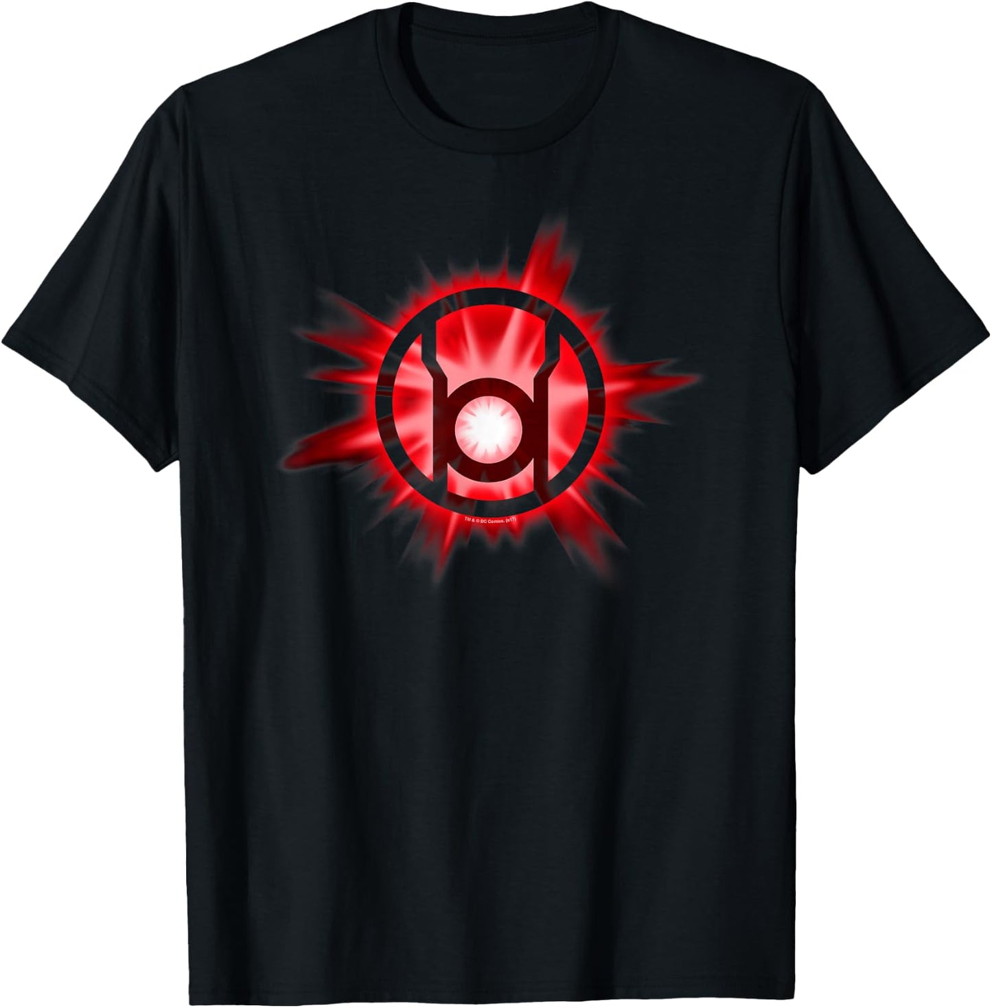 Green Lantern Red Glow T Shirt T-Shirt - T-Shirt | Black