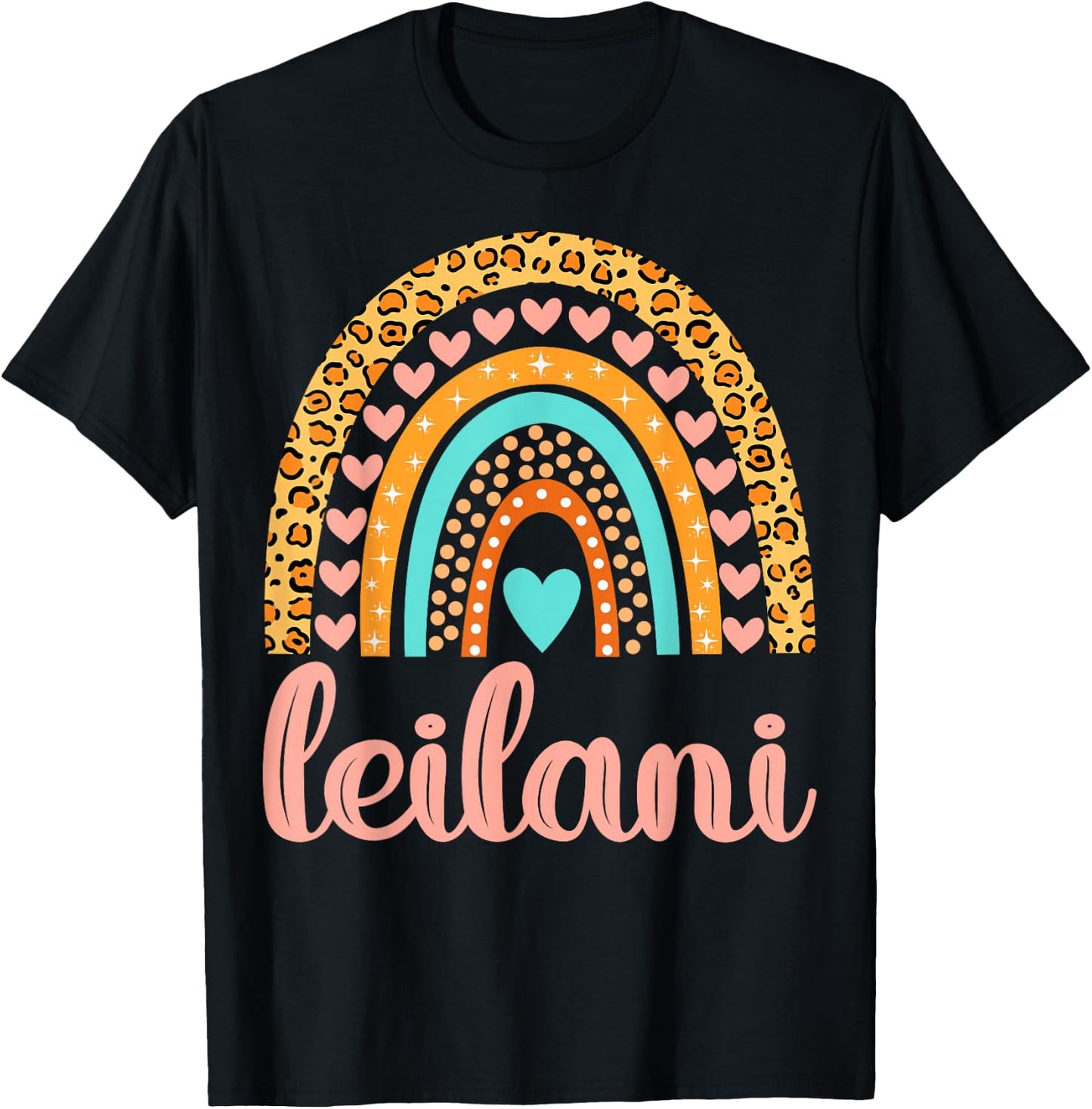 Leilani Leilani Name Birthday Shirt Gift T-Shirt - T-Shirt | Black