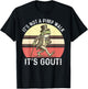 It's Not A Pimp Walk It's Gout Funny Frog T-Shirt - T-Shirt | Black
