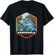 Nantahala National Forest North Carolina Badge T-Shirt - T-Shirt | Black