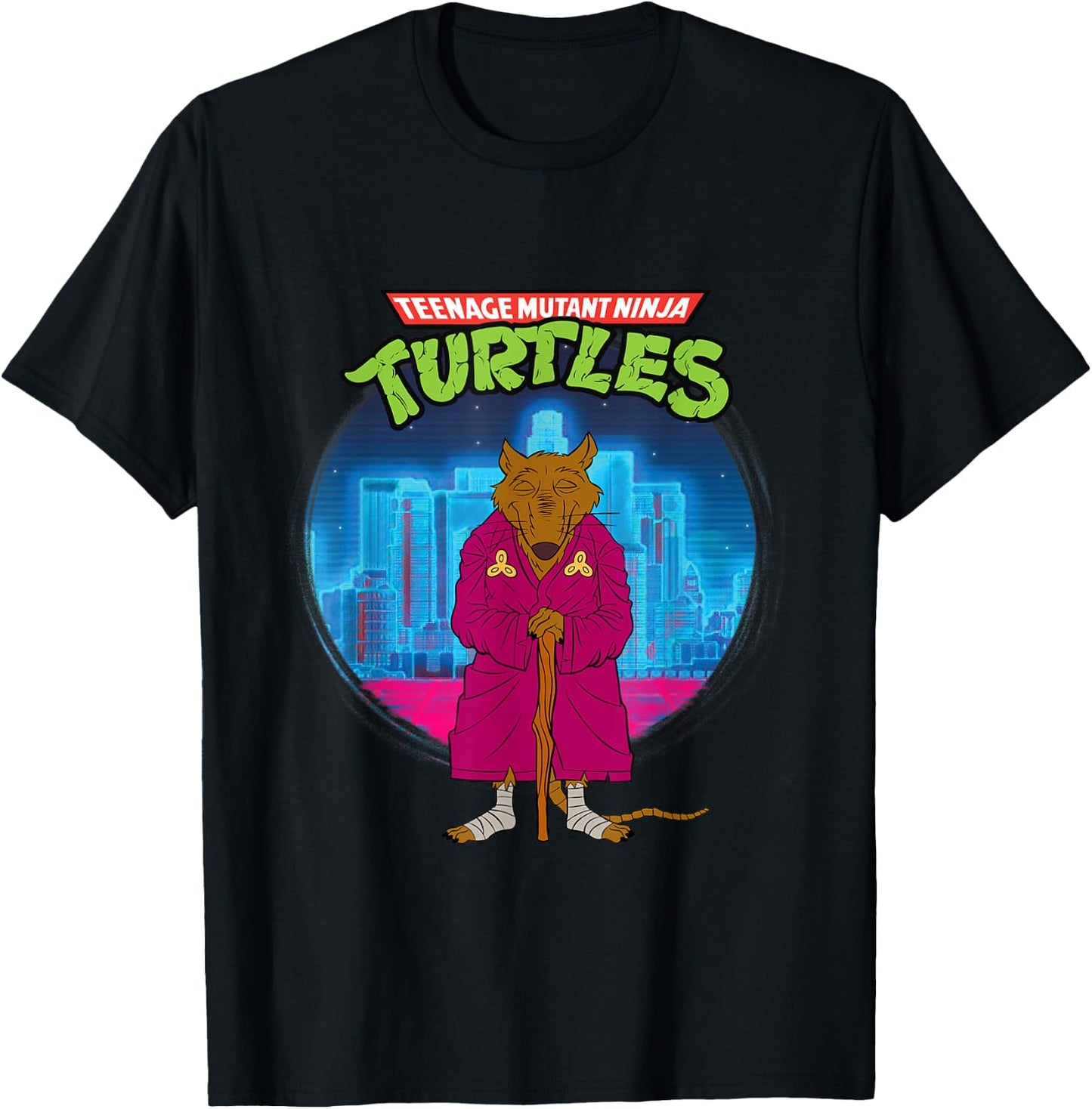 Mademark x Teenage Mutant Ninja Turtles - Original Teenage Mutant Ninja Turtles Splinter the Rat T-Shirt - T-Shirt | Black