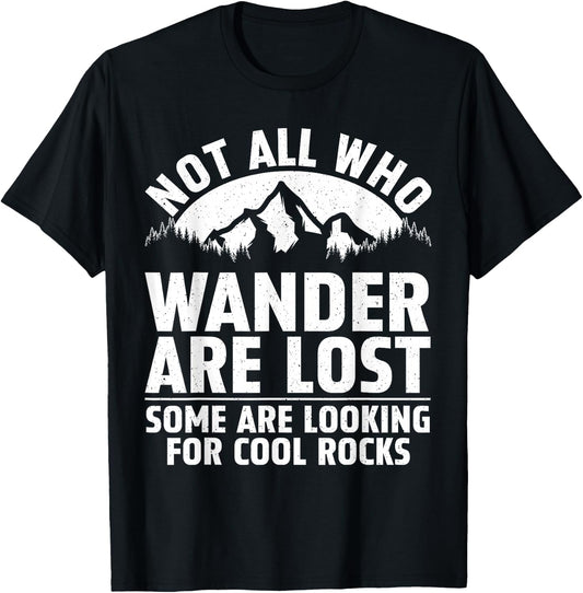 Rock Collecting Art Women Rockhound Rock Collector T-Shirt - T-Shirt | Black