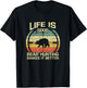 Retro Vintage Bear Hunter Bear Hunting Makes It Better T-Shirt - T-Shirt | Black