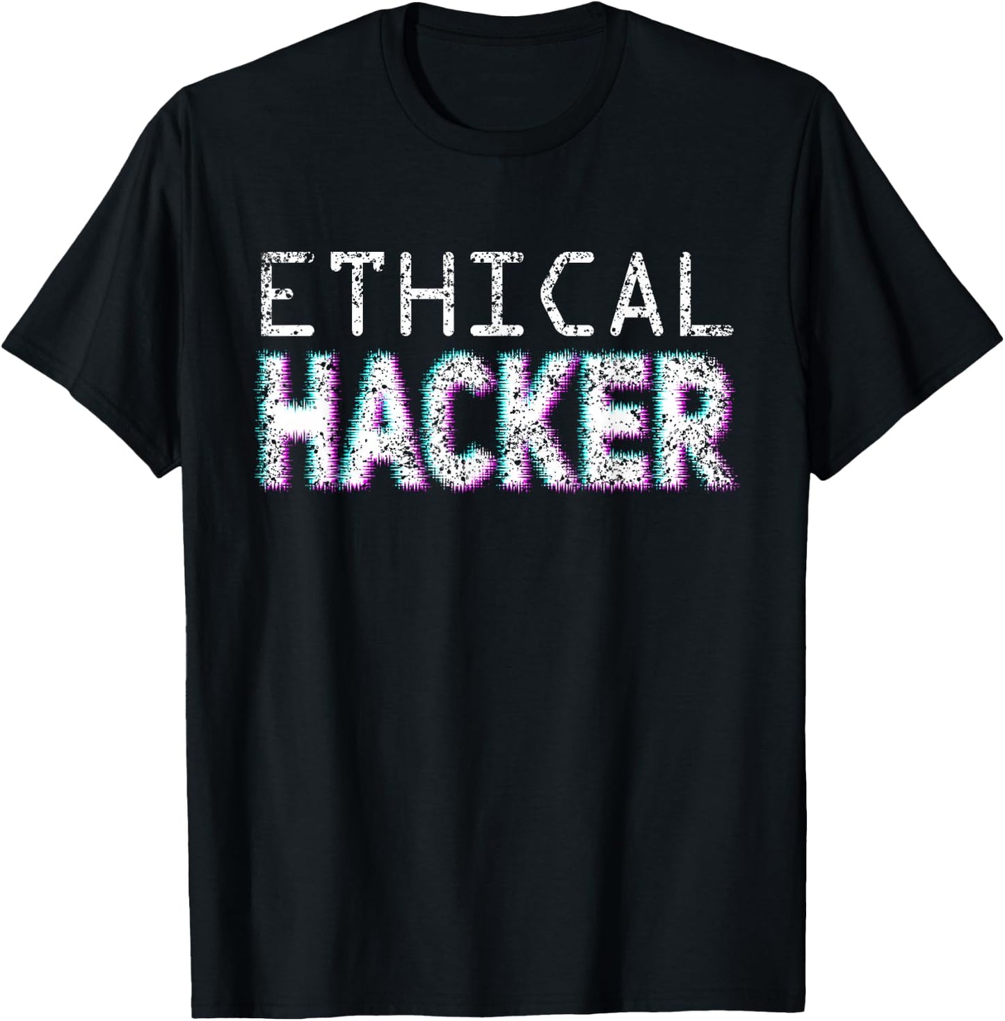 Ethical Hacker Computer It Hacking Hack Hacker T-Shirt - T-Shirt | Black