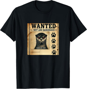 Dobhar Chu The Irish Cryptid - Funny Graphic Design T-Shirt - T-Shirt | Black