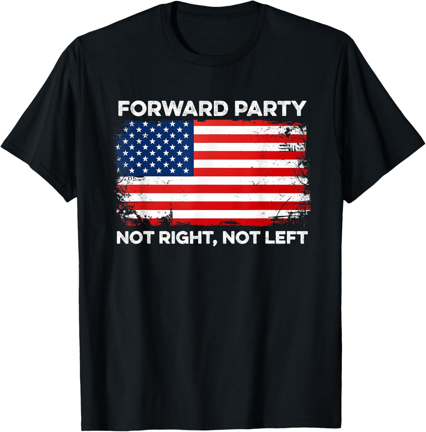 Forward Party Andrew Yang America USA Freedom Independence T-Shirt - T-Shirt | Black