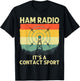 Ham Radio Art Women Amateur Radio Operator CB Radio T-Shirt - T-Shirt | Black