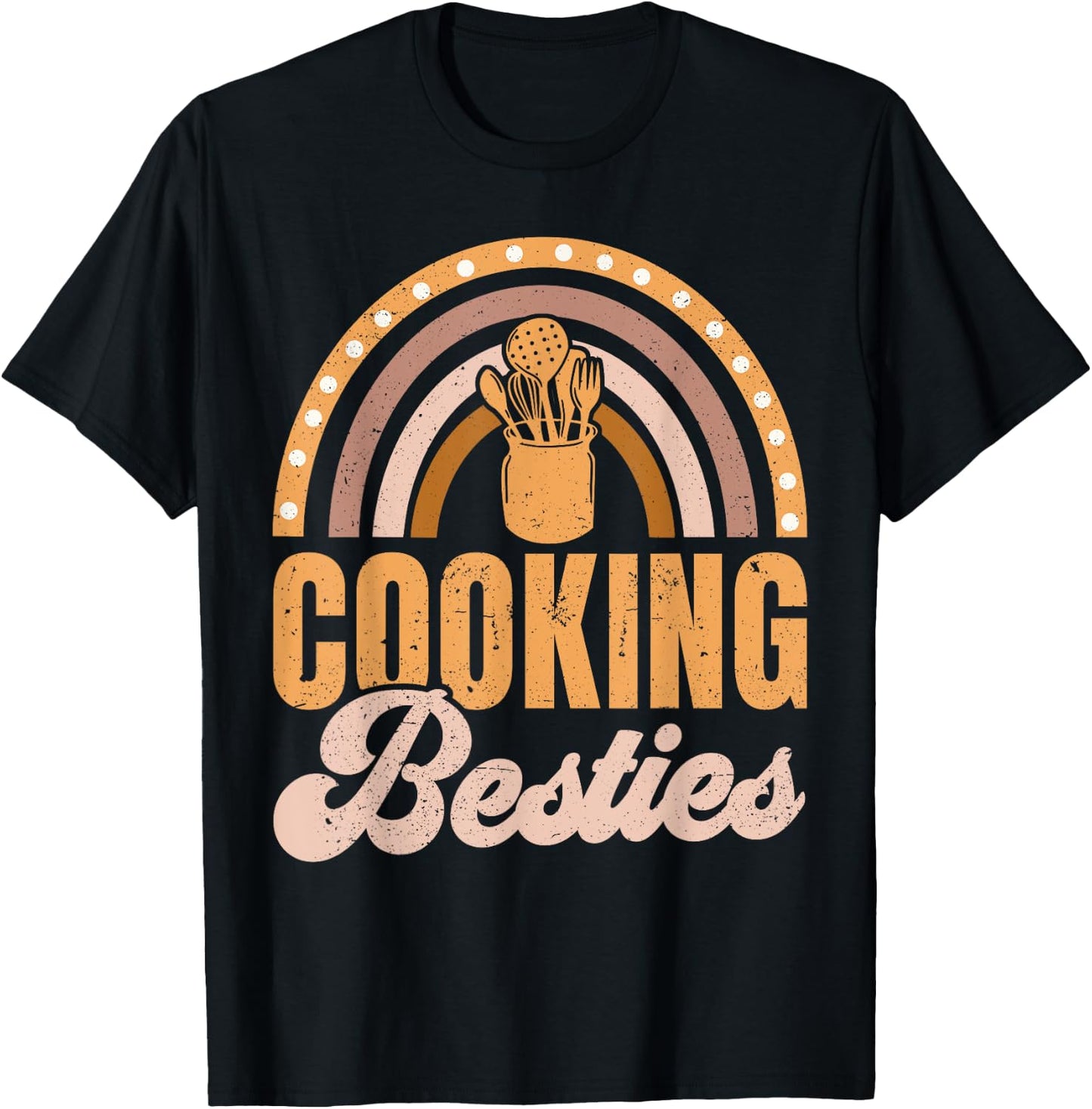 Cooking Besties BFF Best Friends Bestie T-Shirt - T-Shirt | Black